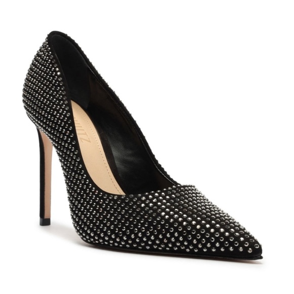 NWT SCHUTZ Lou Crystal & Rhinestones Pump 6.5 B - Picture 2 of 6